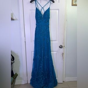 Prom Dress - Turquoise
